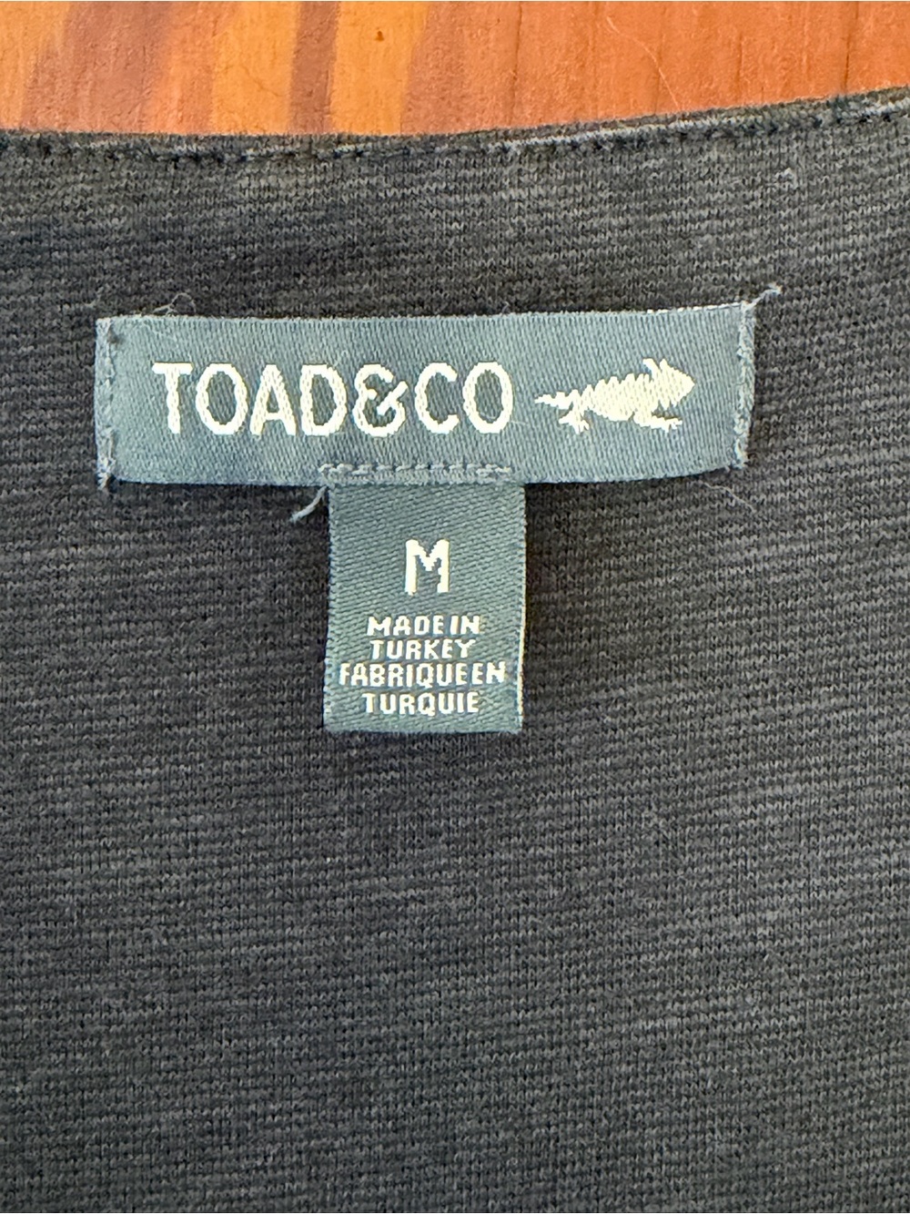 Toad&Co Black Sleeveless V‑Neck Midi Dress with Front Knot - Picture 4 of 6